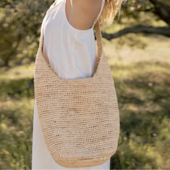 Jenni Kayne Raffia Crossbody Bag - Picture 2 of 5